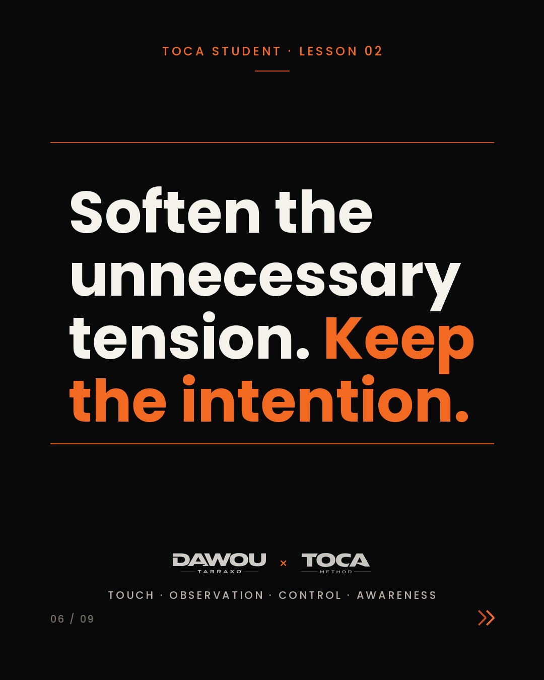 Connection in kizomba is not a stronger grip, slide 6 of 9