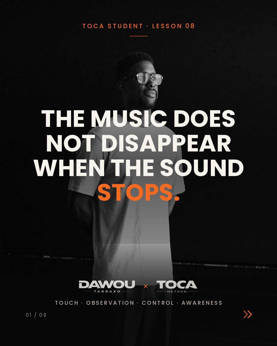 Dawou Tarraxo, pioneer of Tarraxo. Dance the silence. Tarraxo musicality is what you do when the sound stops
