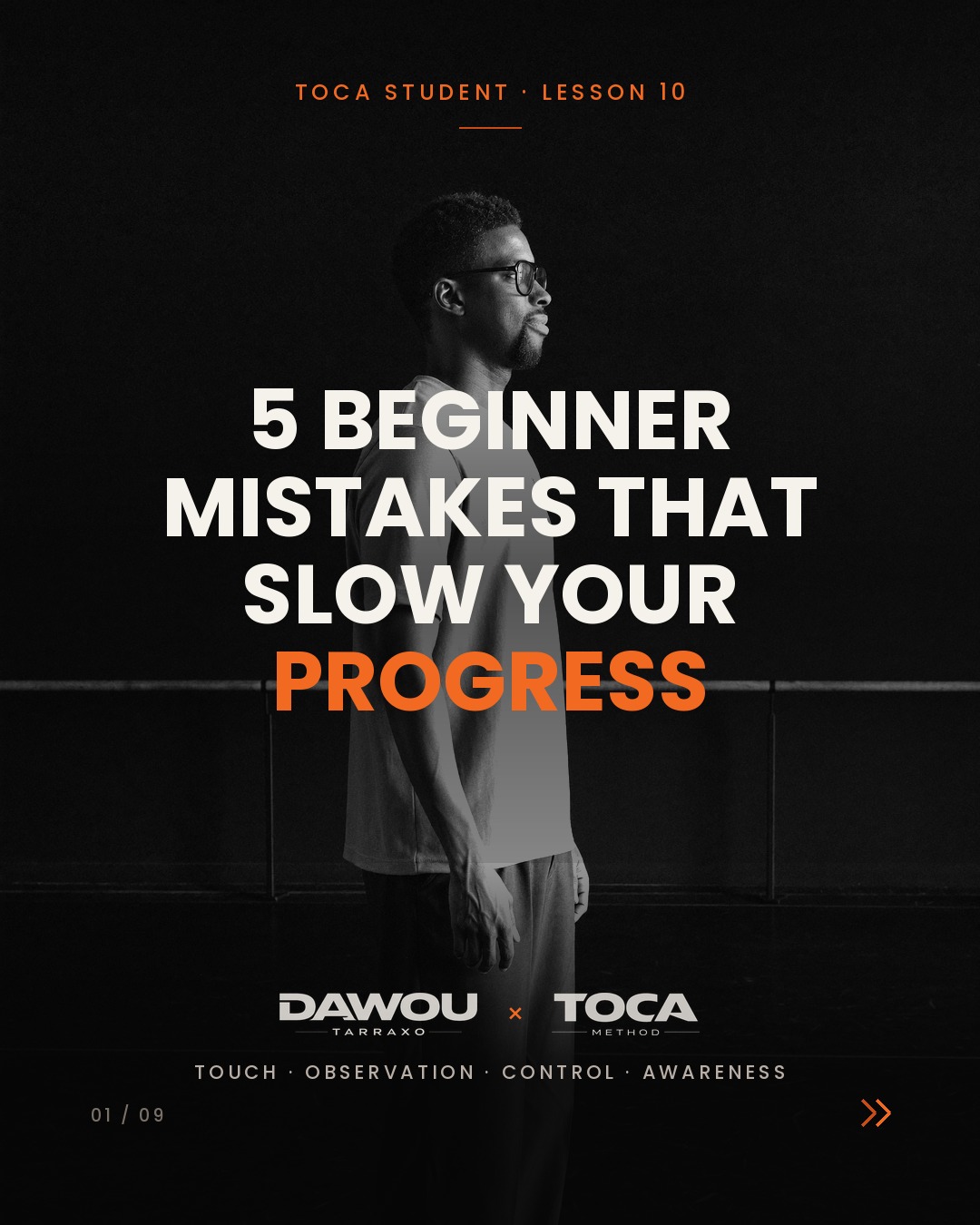 Dawou Tarraxo, pioneer of Tarraxo. Five beginner mistakes in kizomba that slow your progress
