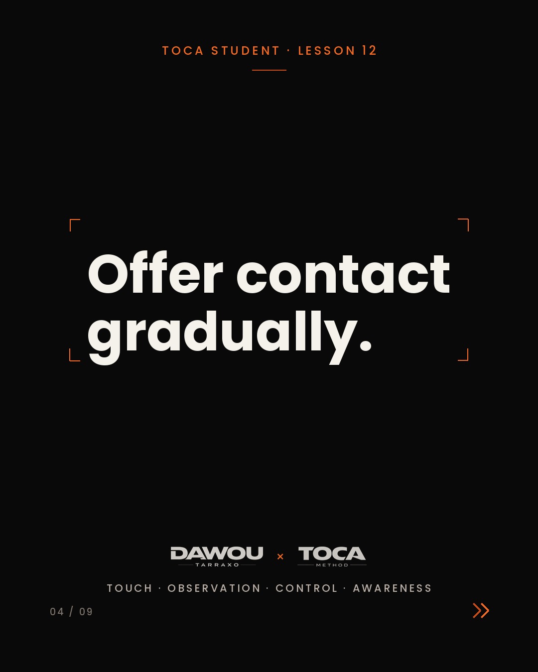 Consent and comfort in partner dance. Connection without comfort is not connection, slide 4 of 9