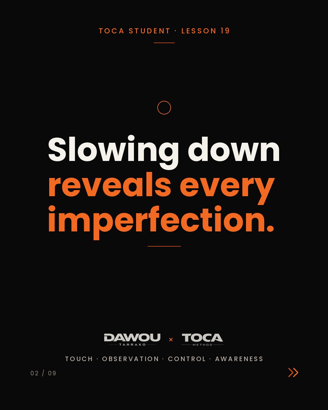 Tarraxo feeling is not just slowness, slide 2 of 9