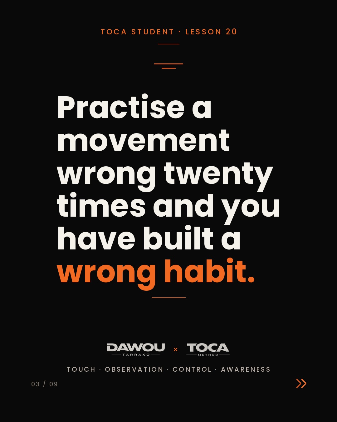 How to practise kizomba alone without training your mistakes, slide 3 of 9