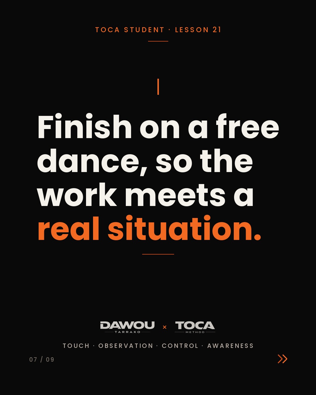 How to practise with a dance partner and actually improve, slide 7 of 9