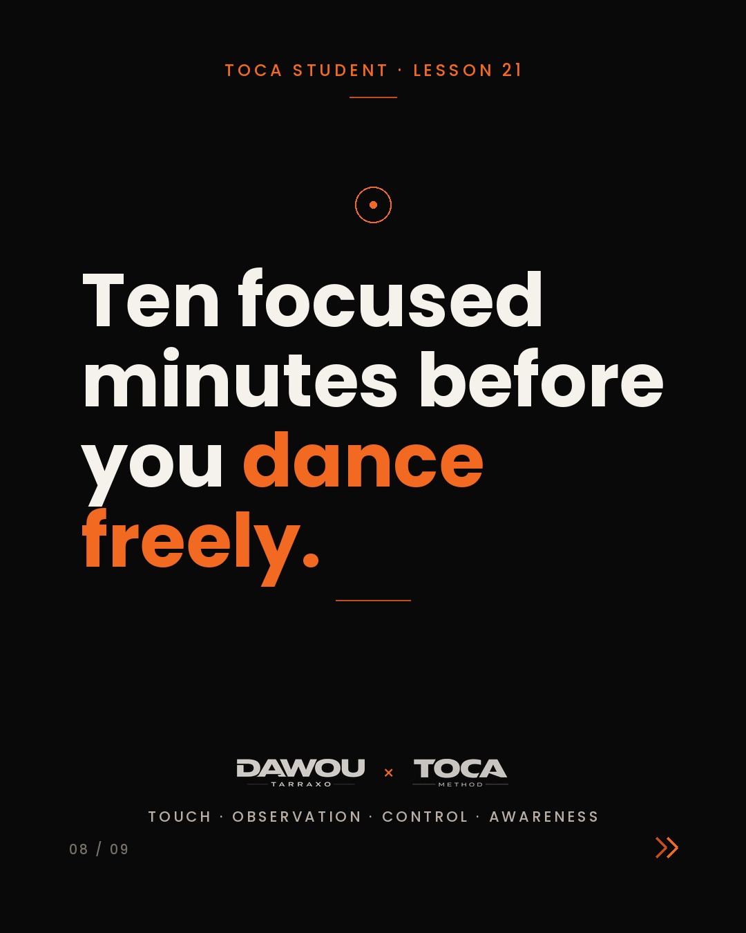 How to practise with a dance partner and actually improve, slide 8 of 9