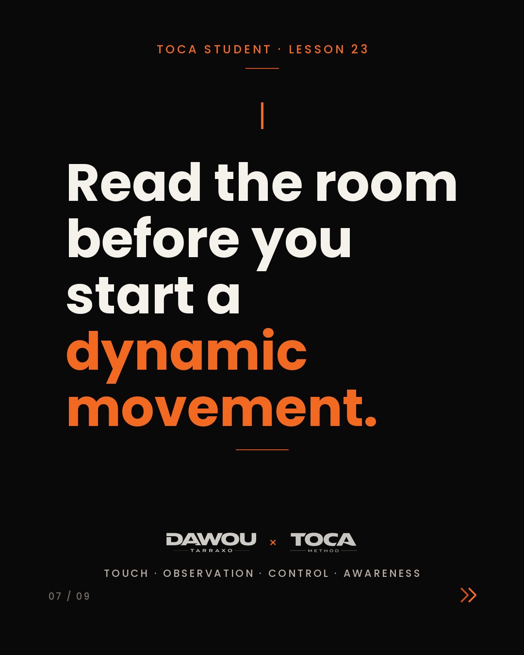 Social dance etiquette is technique, not politeness, slide 7 of 9