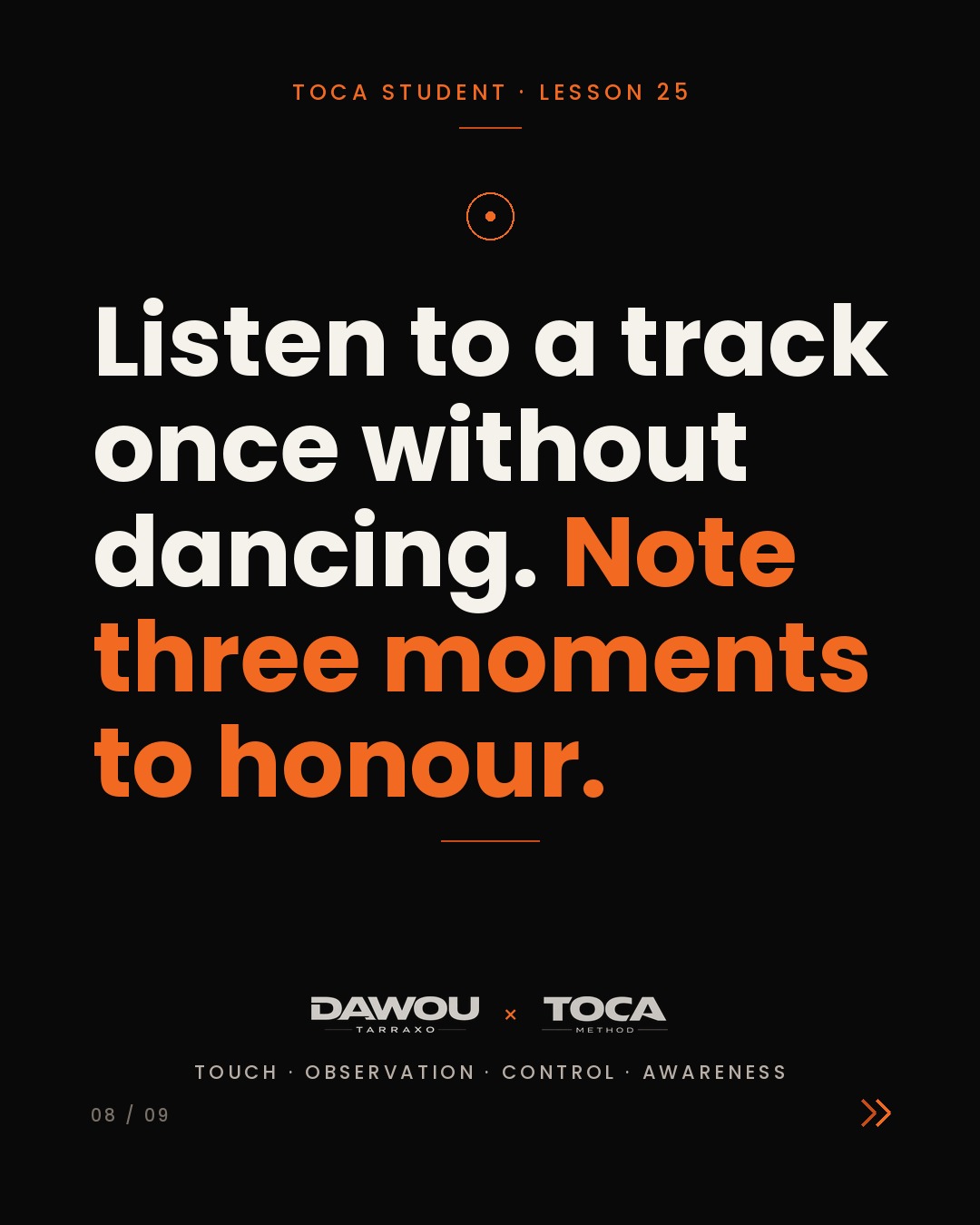 Build a kizomba that feels like you, slide 8 of 9