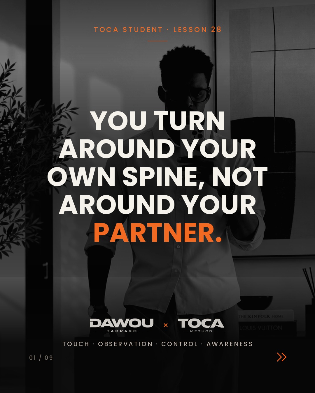Dawou Tarraxo, pioneer of Tarraxo. How to turn in kizomba without losing your axis