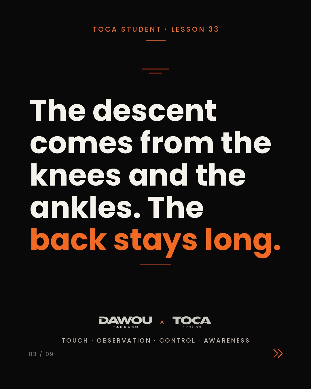 Change of levels. The vertical dimension of tarraxo, slide 3 of 9