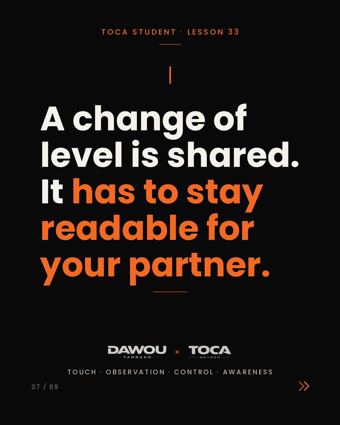 Change of levels. The vertical dimension of tarraxo, slide 7 of 9