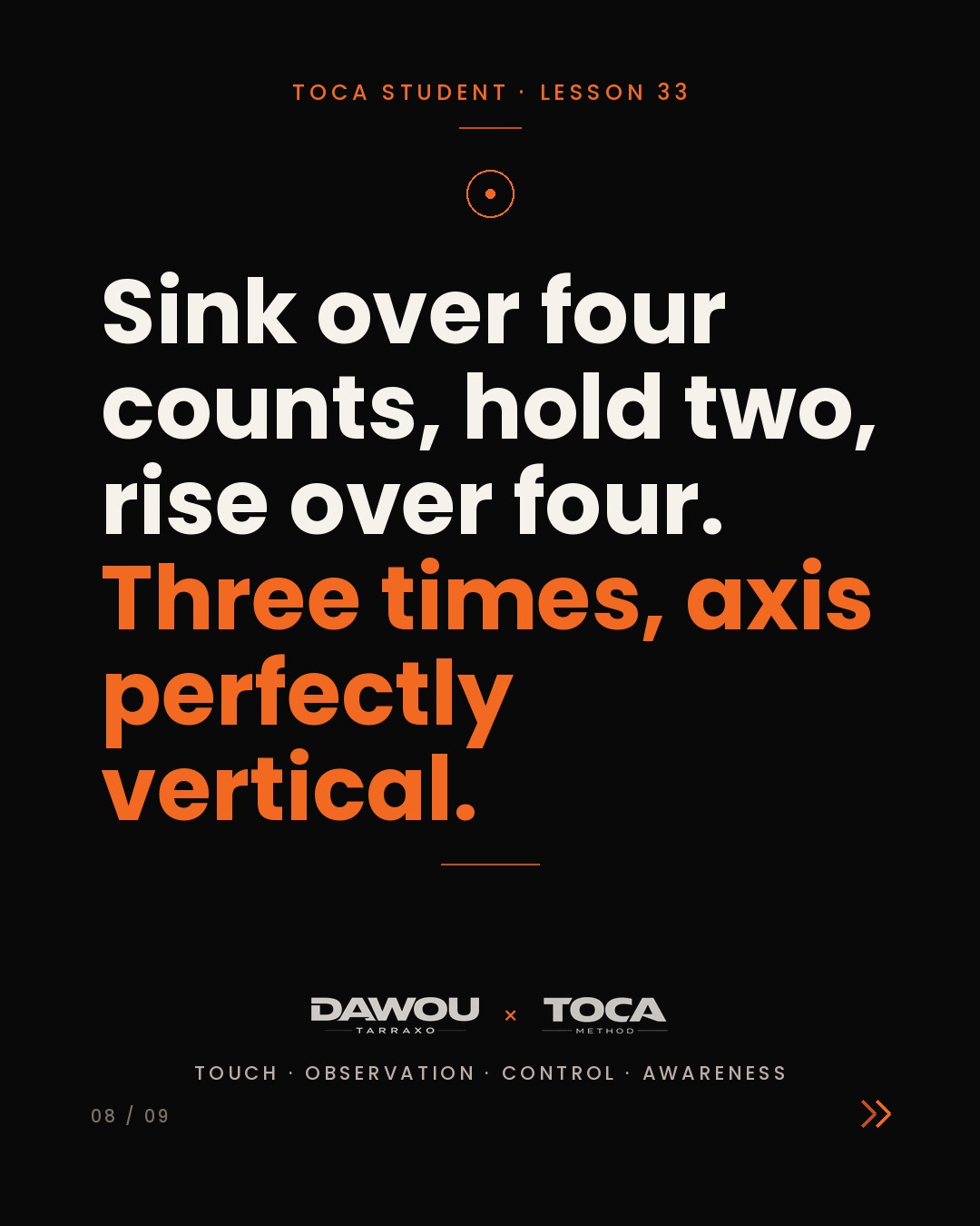 Change of levels. The vertical dimension of tarraxo, slide 8 of 9