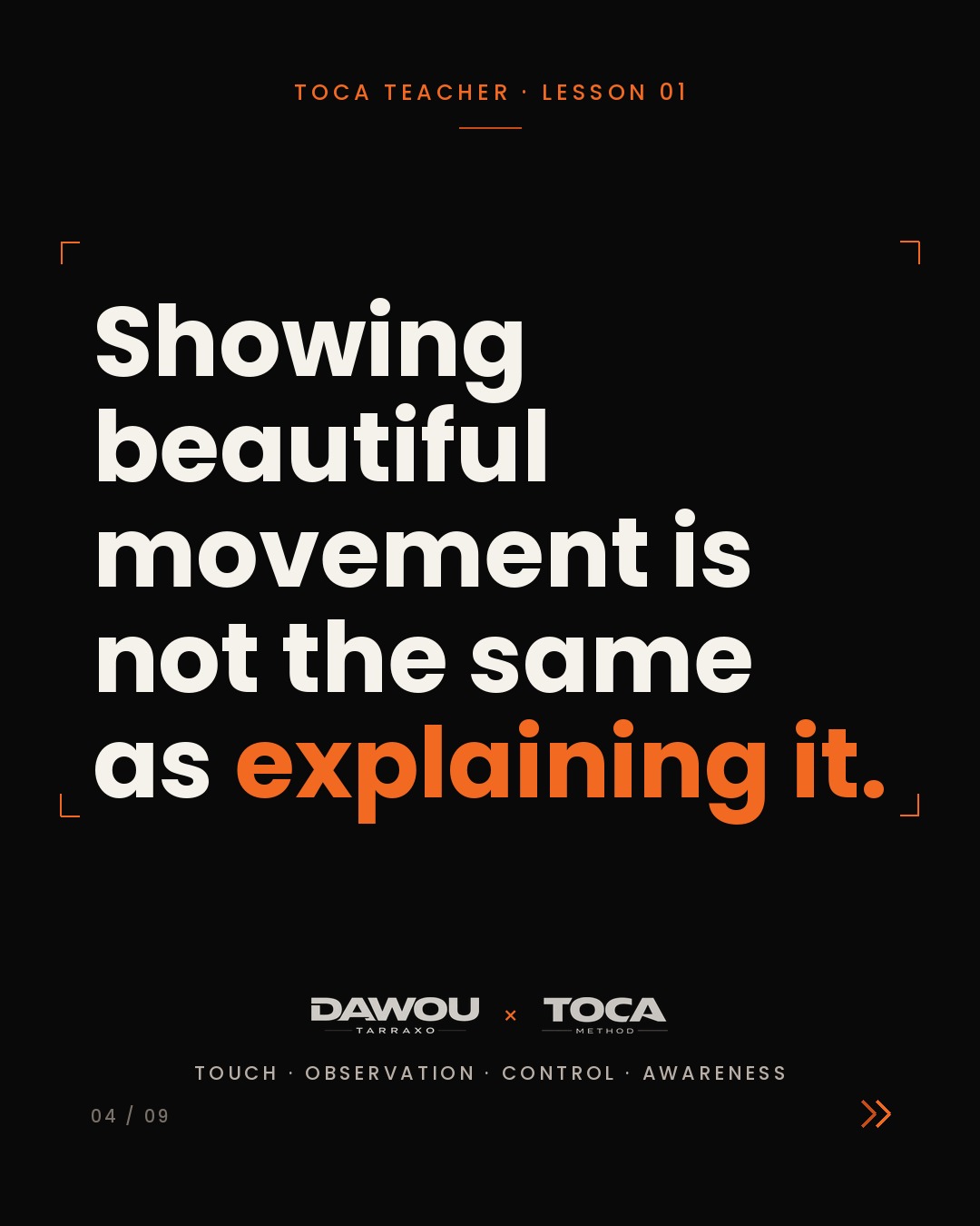 Being a great dancer does not make you a great dance teacher, slide 4 of 9