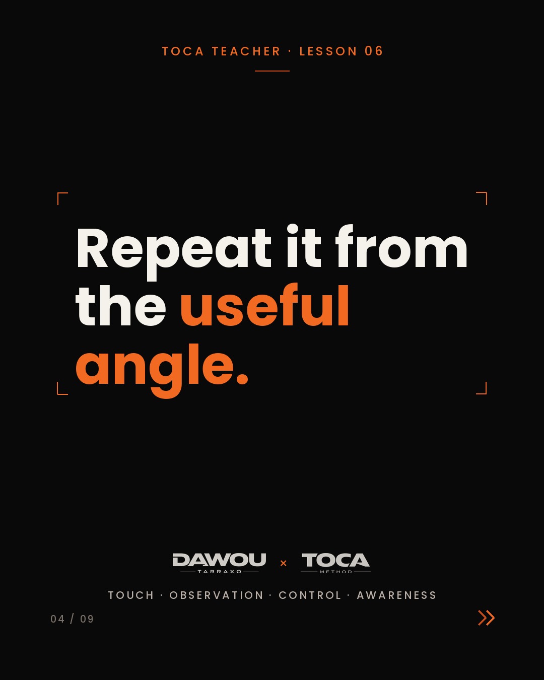 Demonstration is not teaching, slide 4 of 9