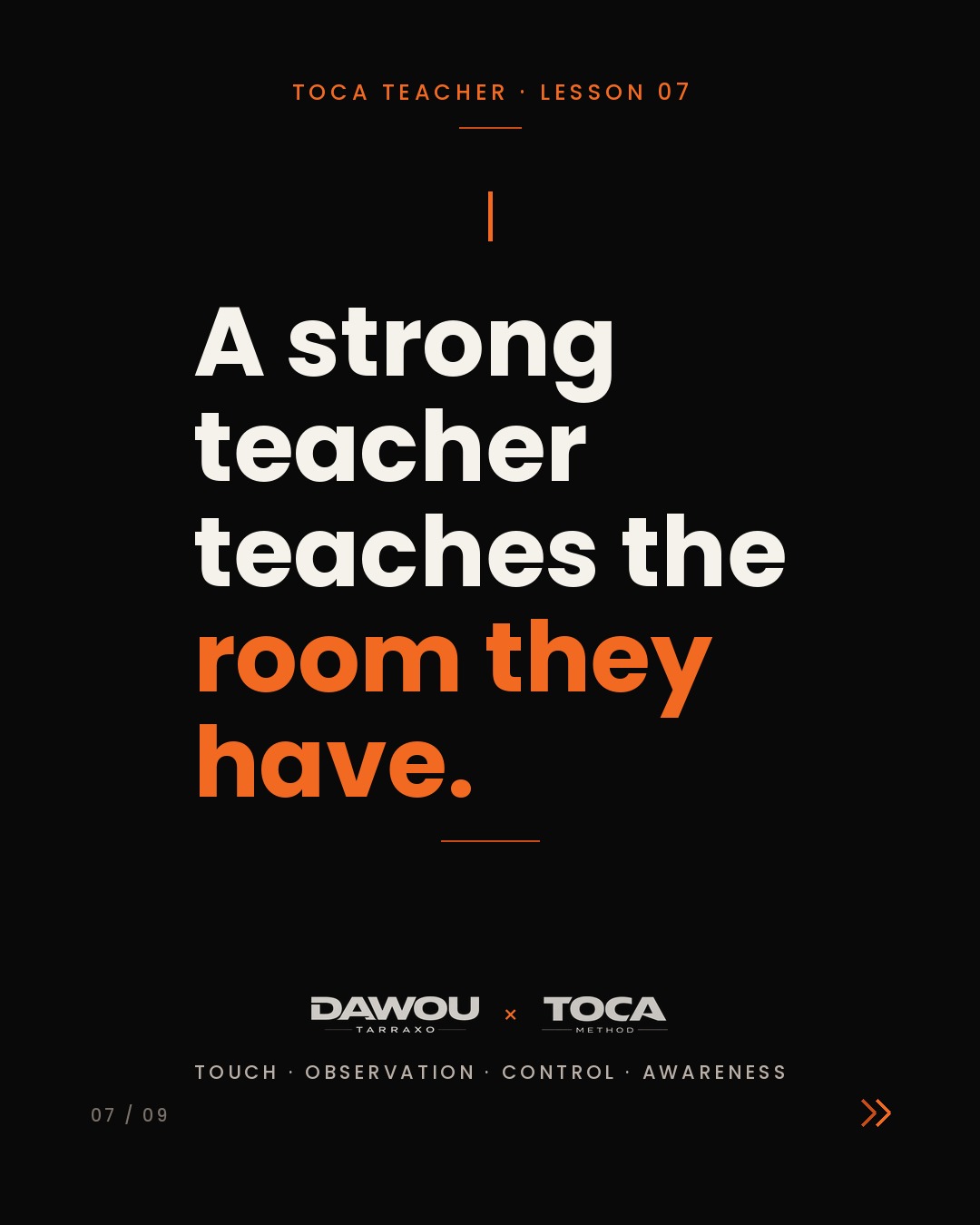 How to read the room as a dance teacher, slide 7 of 9