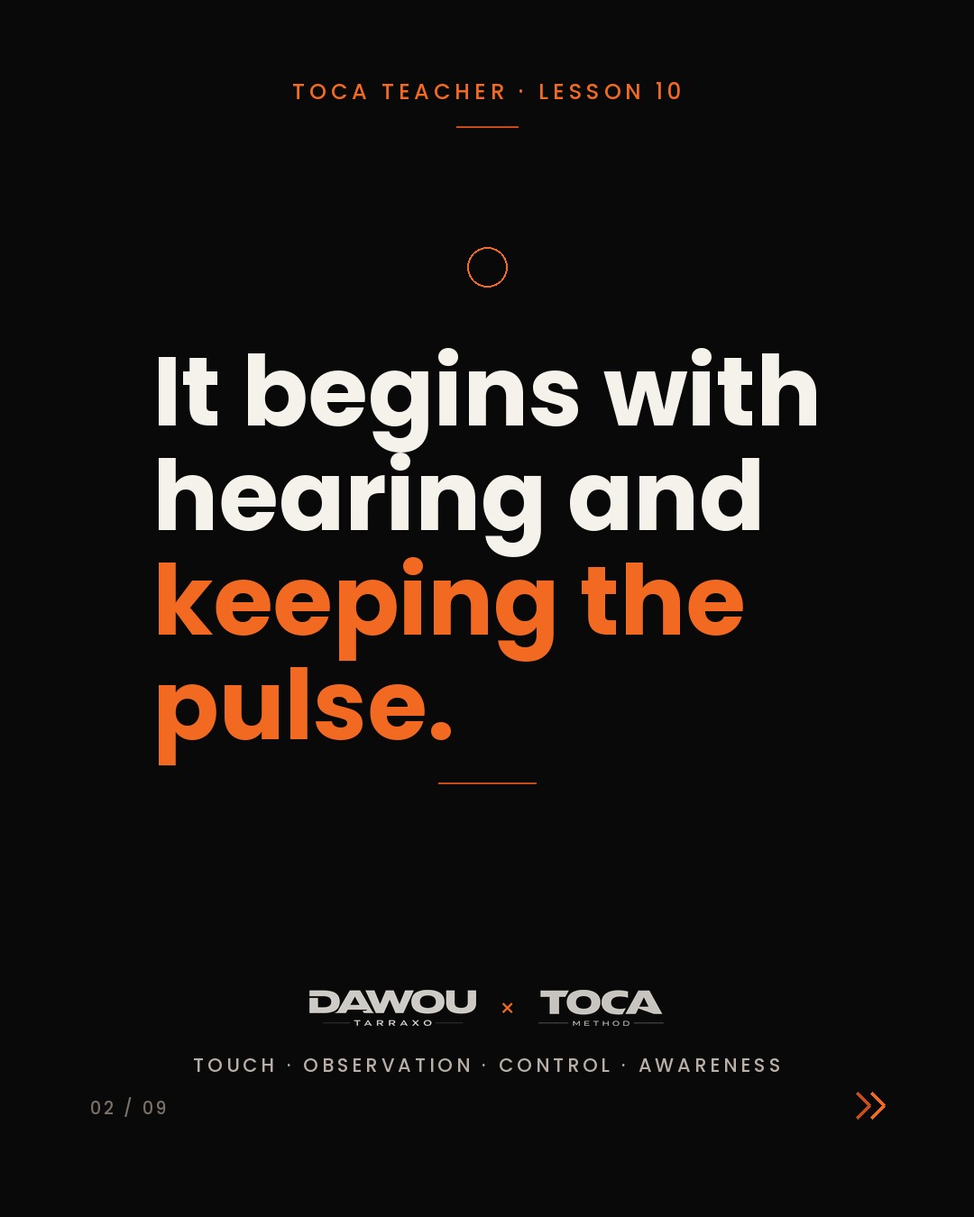 Teach musicality from the first dance class, not at the advanced level, slide 2 of 9