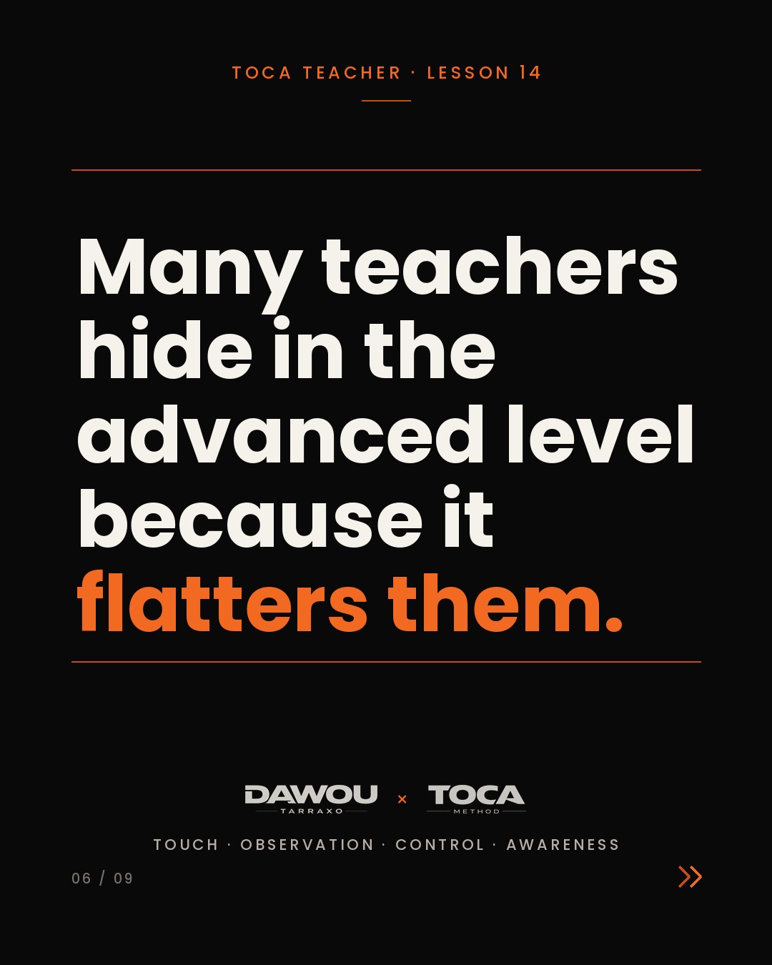 Which dance level is the hardest to teach?, slide 6 of 9
