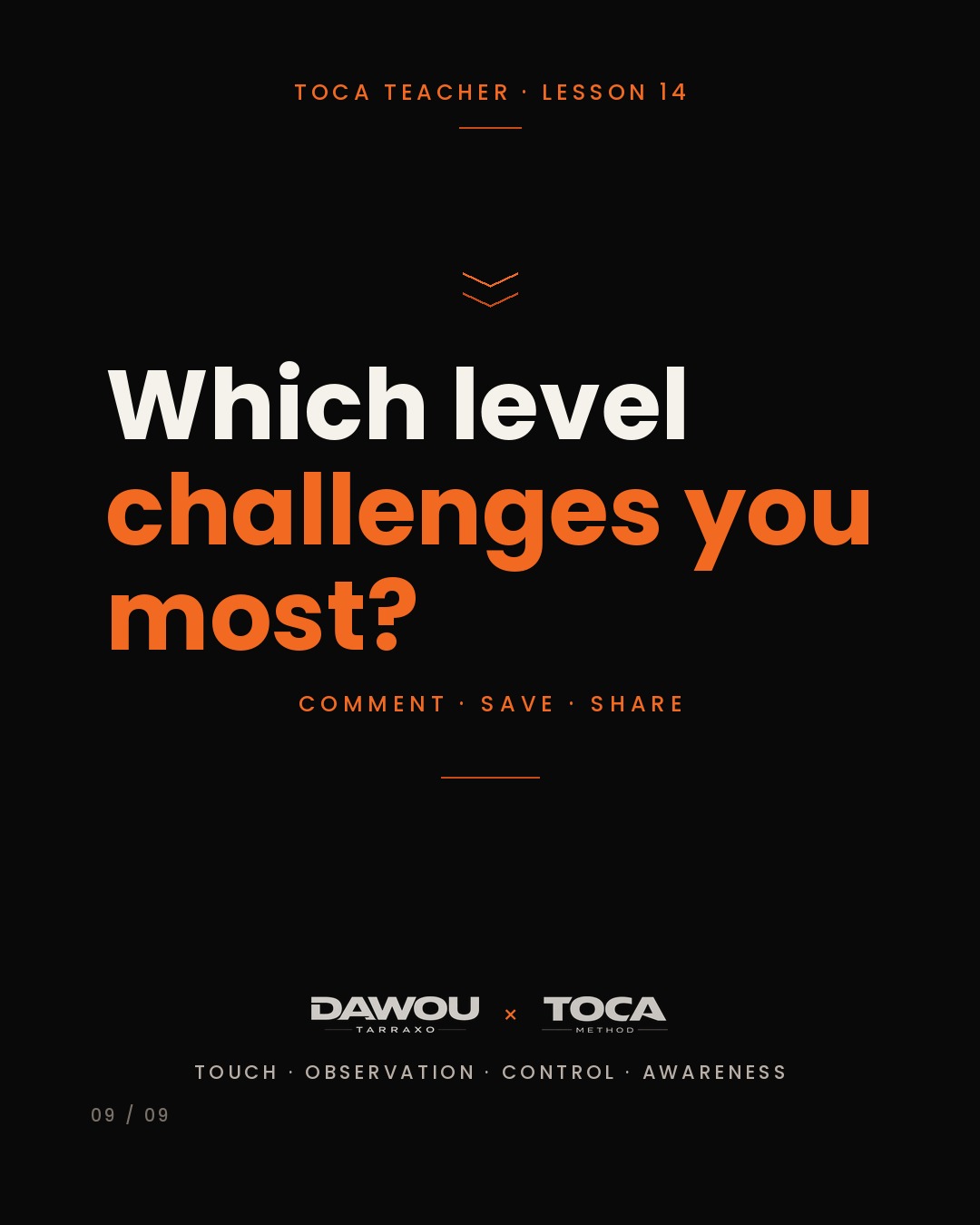 Which dance level is the hardest to teach?, slide 9 of 9