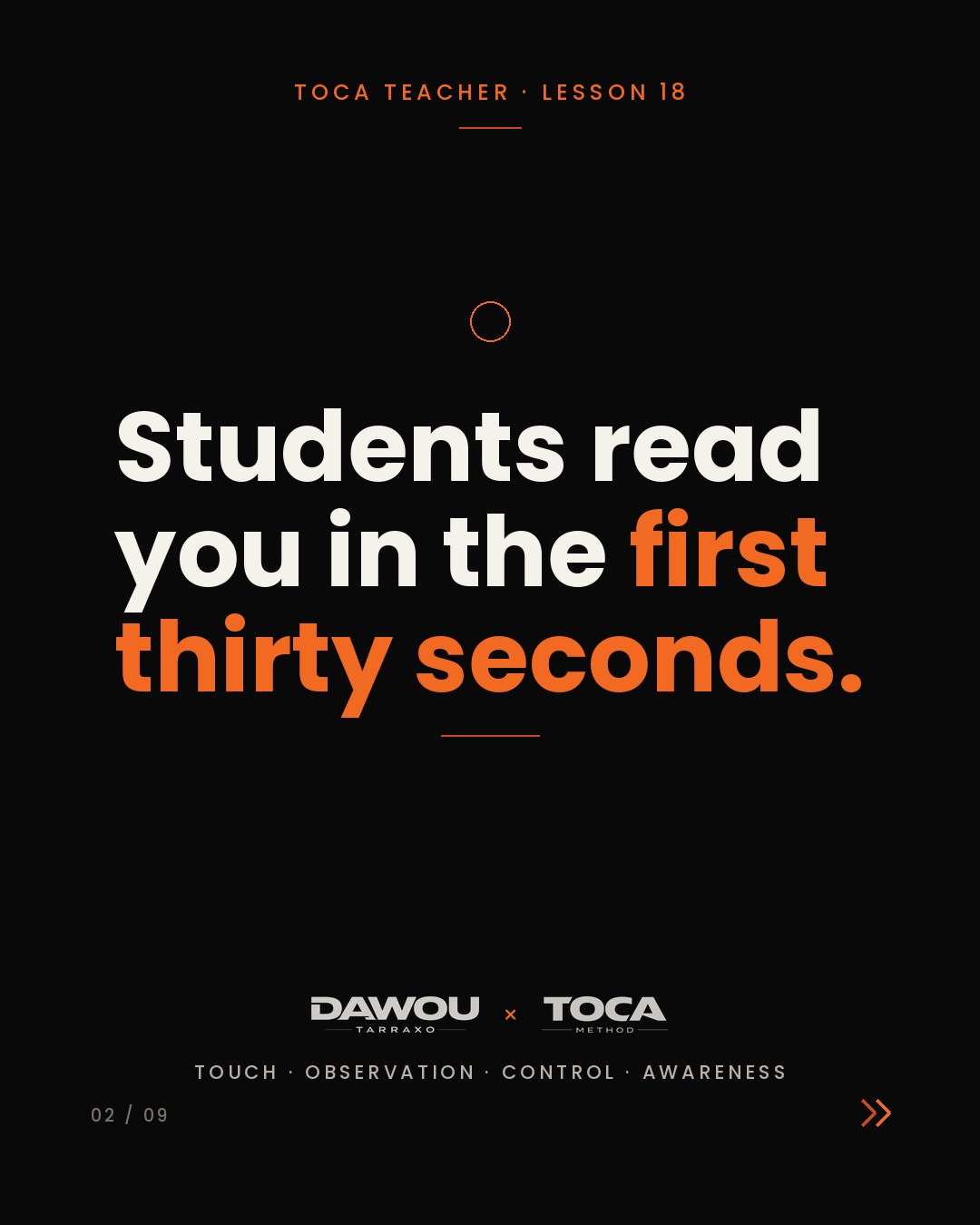 Your presence and your voice are teaching tools, slide 2 of 9