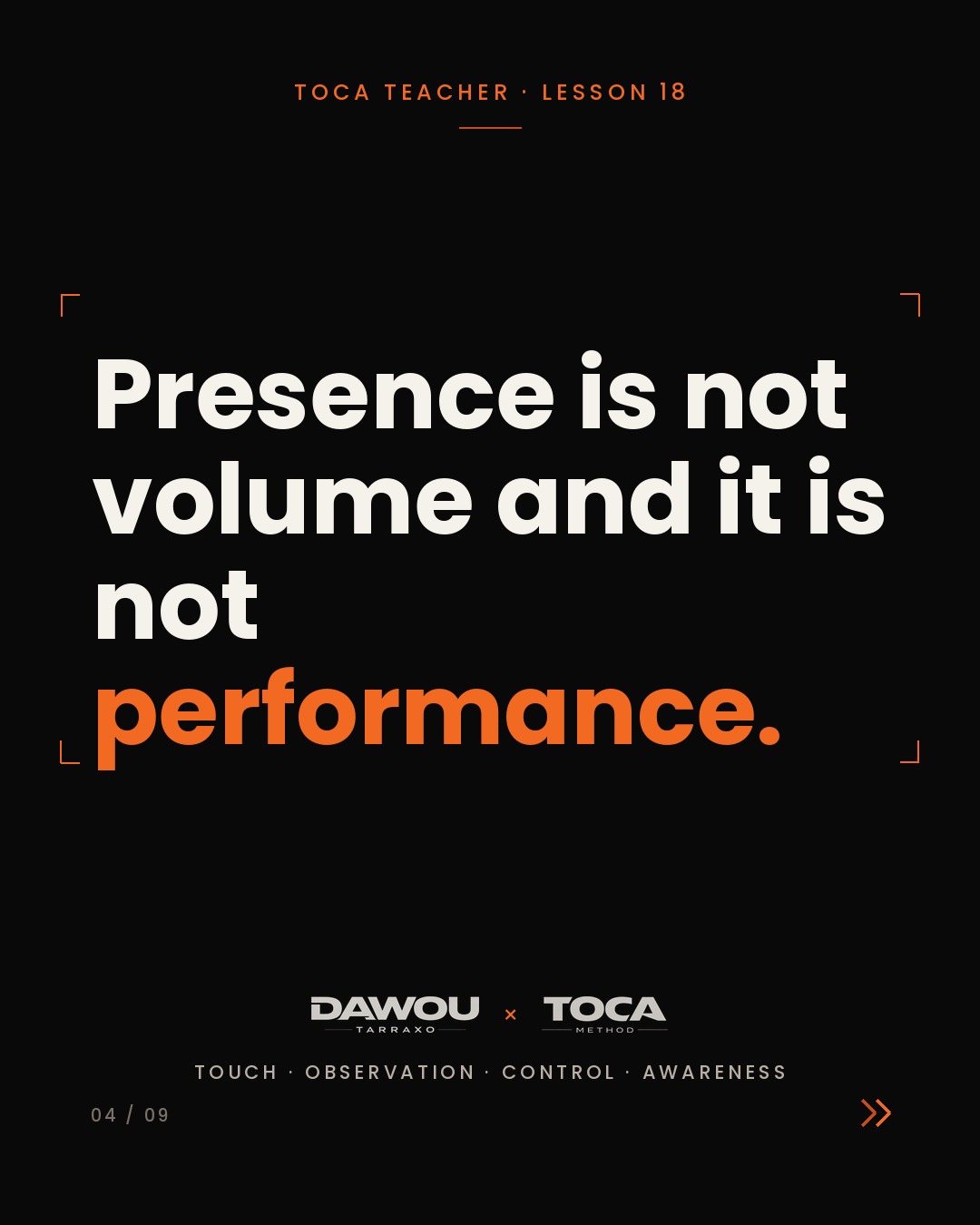Your presence and your voice are teaching tools, slide 4 of 9