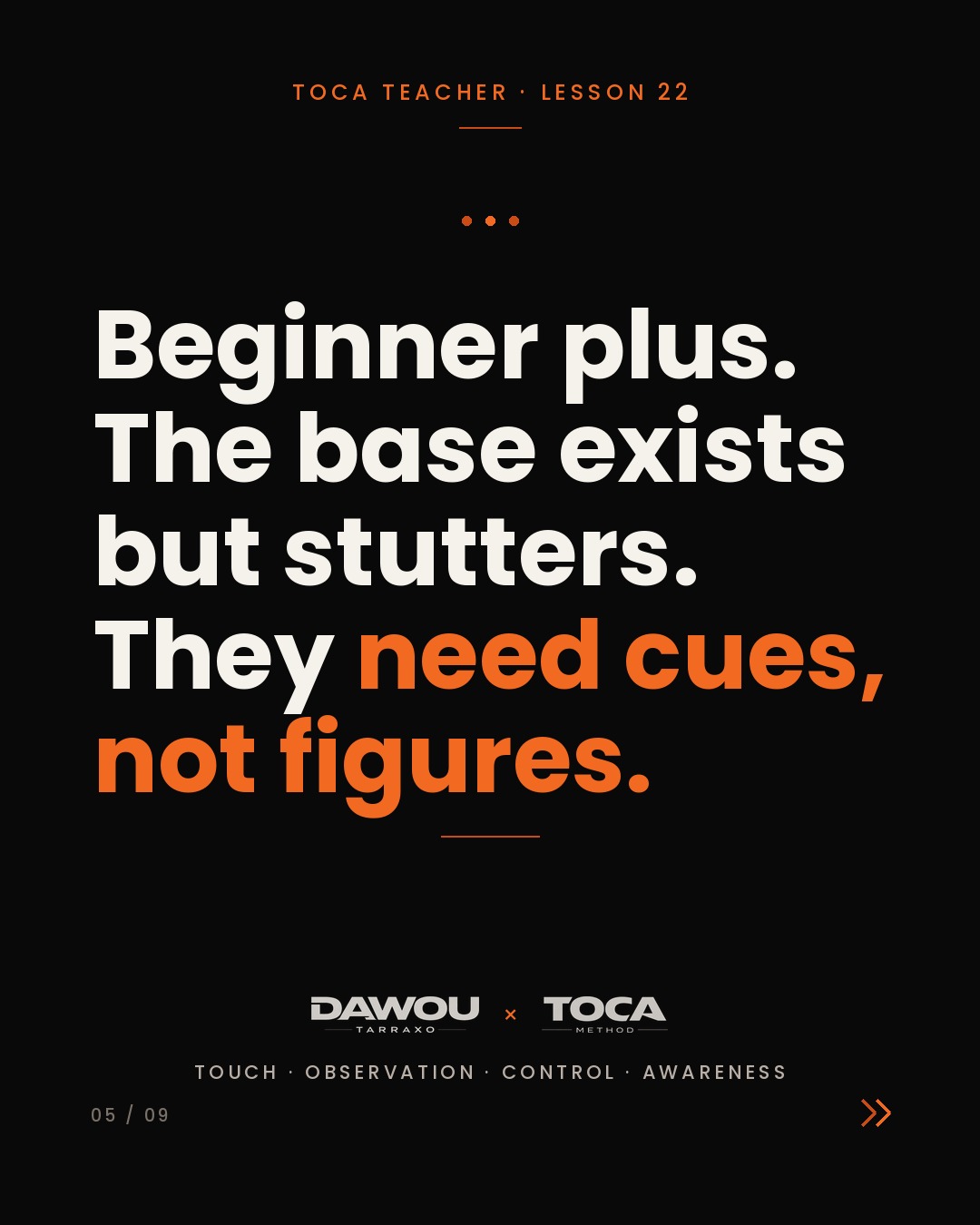 How to assess progress without discouraging your dancers, slide 5 of 9