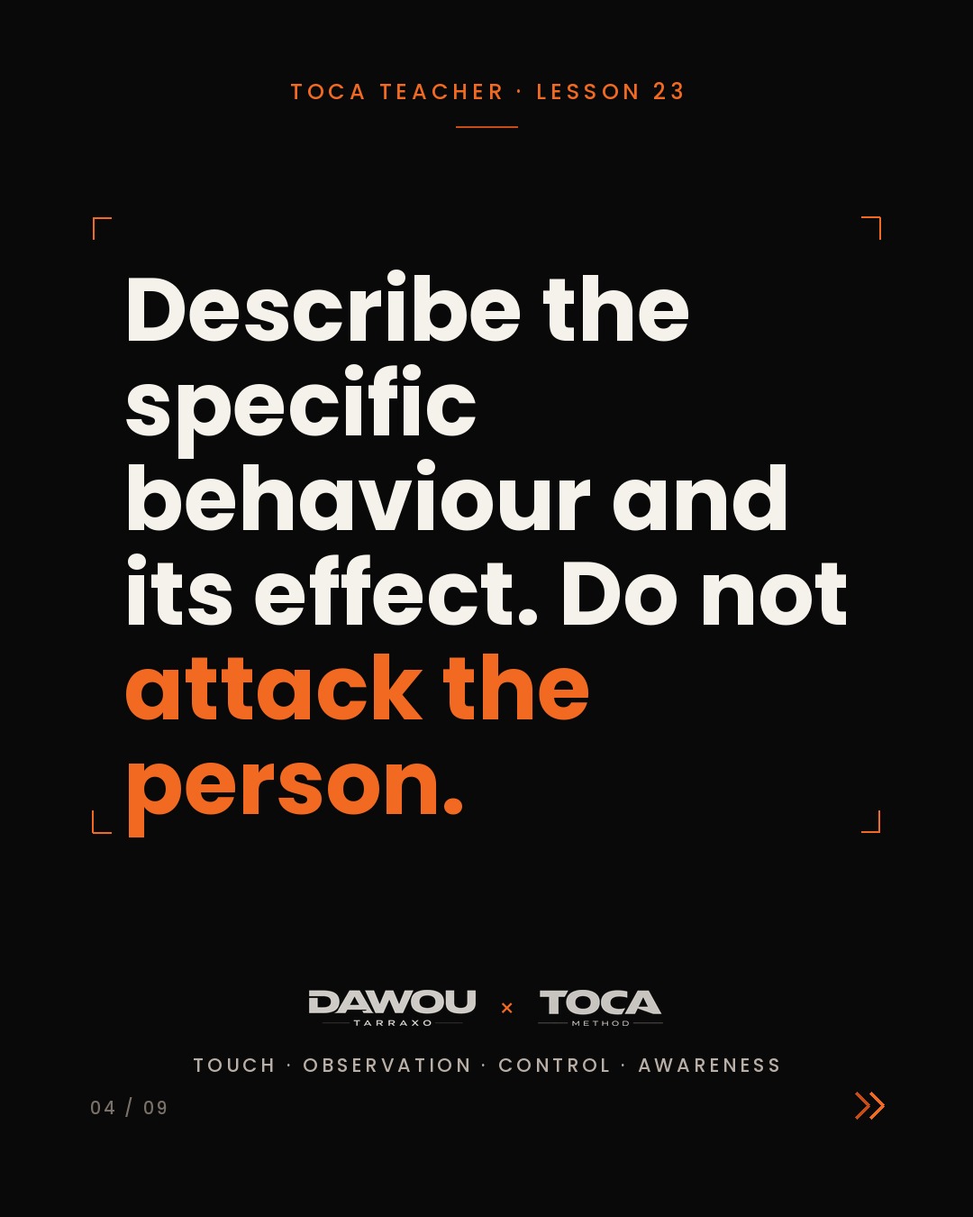 How to handle a difficult situation in a dance class, calmly, slide 4 of 9