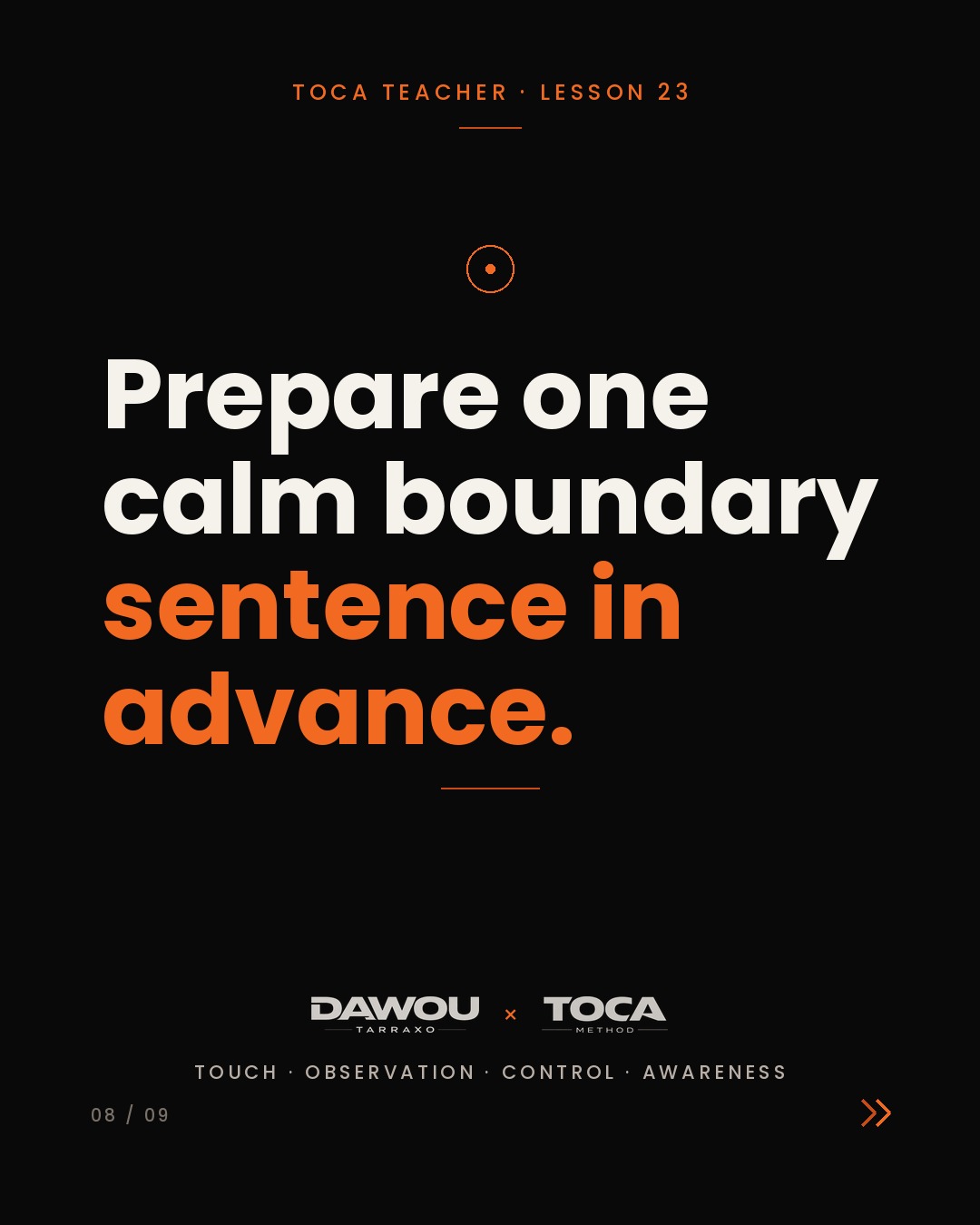 How to handle a difficult situation in a dance class, calmly, slide 8 of 9