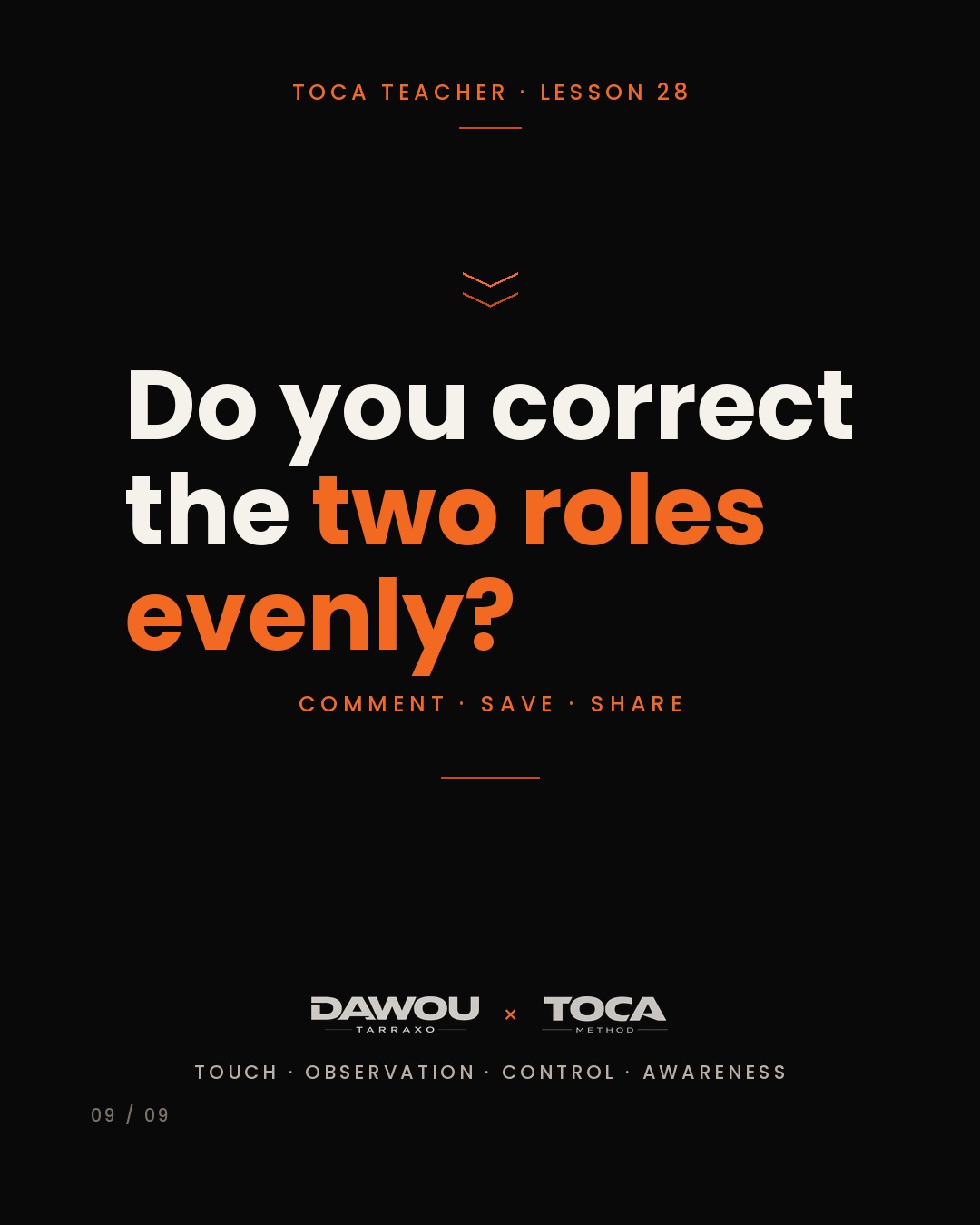 Teaching a couple to dance is not teaching two students, slide 9 of 9
