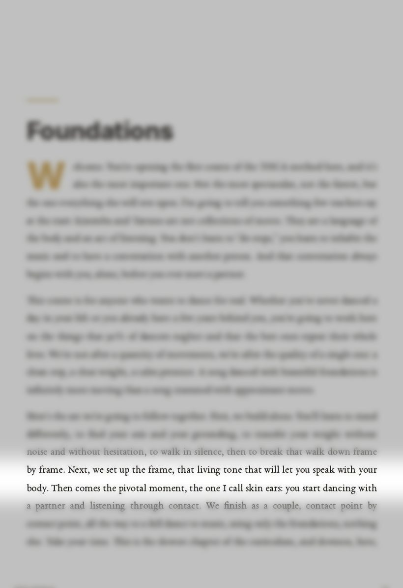 Page 75 of The student's book by Dawou Tarraxo, the TOCA Method page this lesson comes from