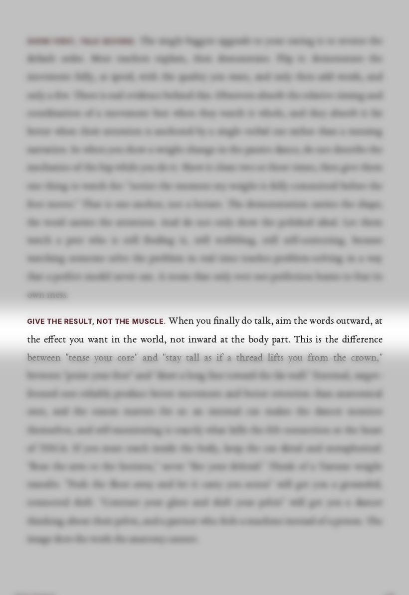 Page 190 of The teacher's guide by Dawou Tarraxo, the TOCA Method page this lesson comes from