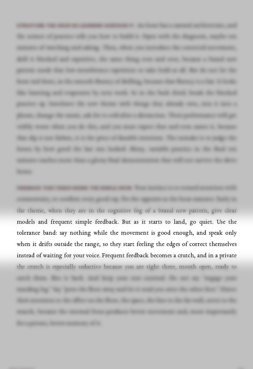 Page 220 of The teacher's guide by Dawou Tarraxo, the TOCA Method page this lesson comes from