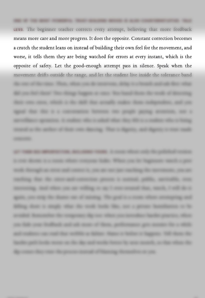 Page 89 of The teacher's guide by Dawou Tarraxo, the TOCA Method page this lesson comes from