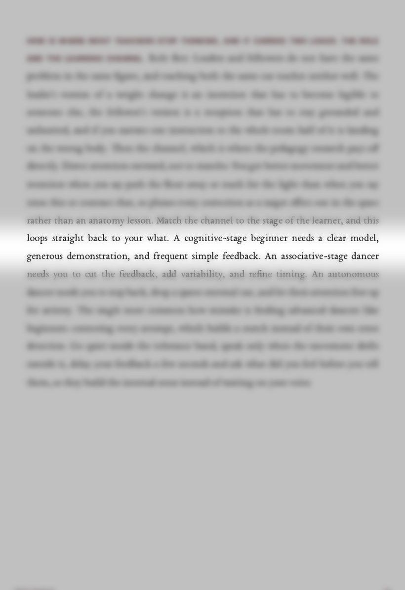 Page 26 of The teacher's guide by Dawou Tarraxo, the TOCA Method page this lesson comes from