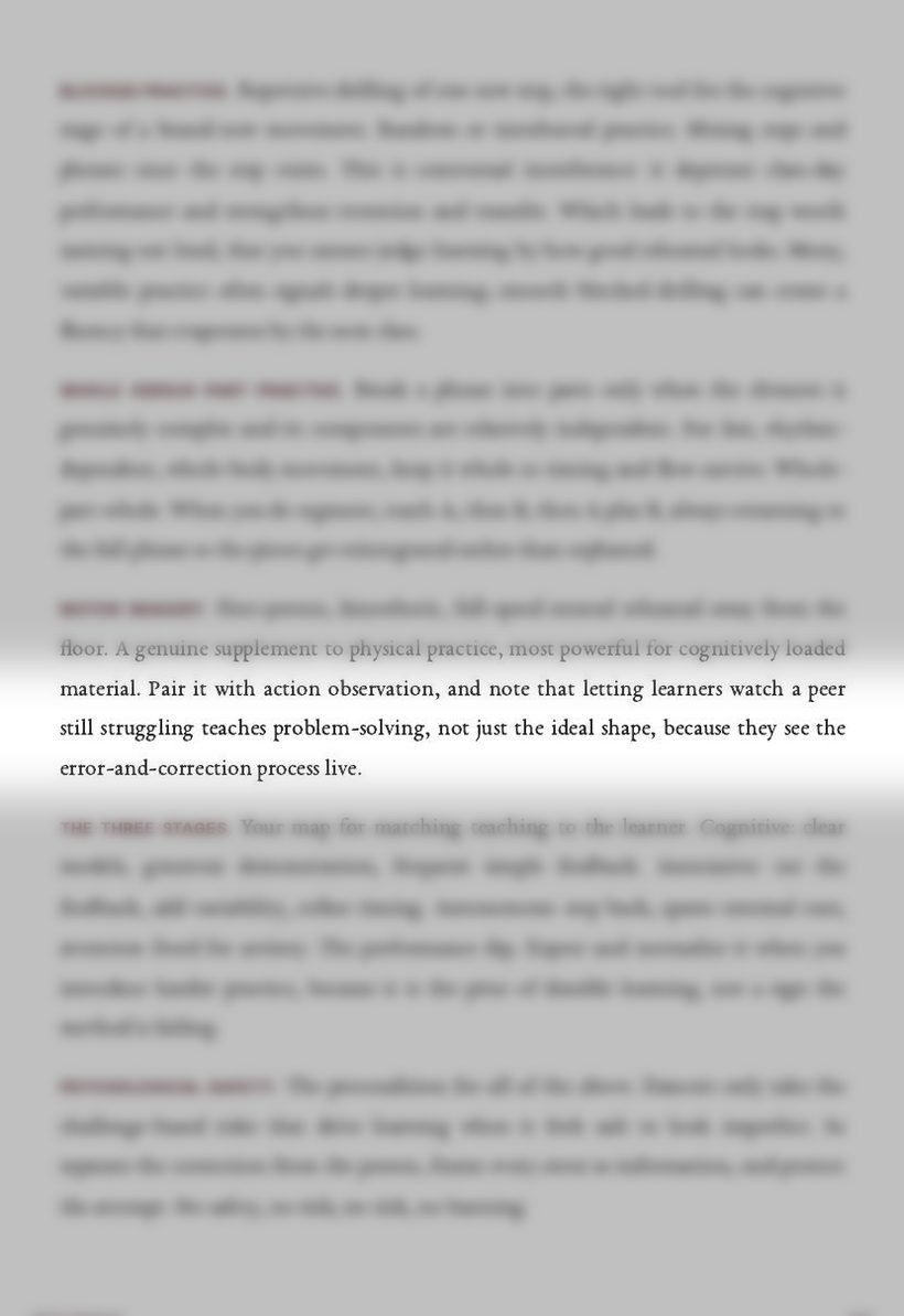 Page 426 of The teacher's guide by Dawou Tarraxo, the TOCA Method page this lesson comes from