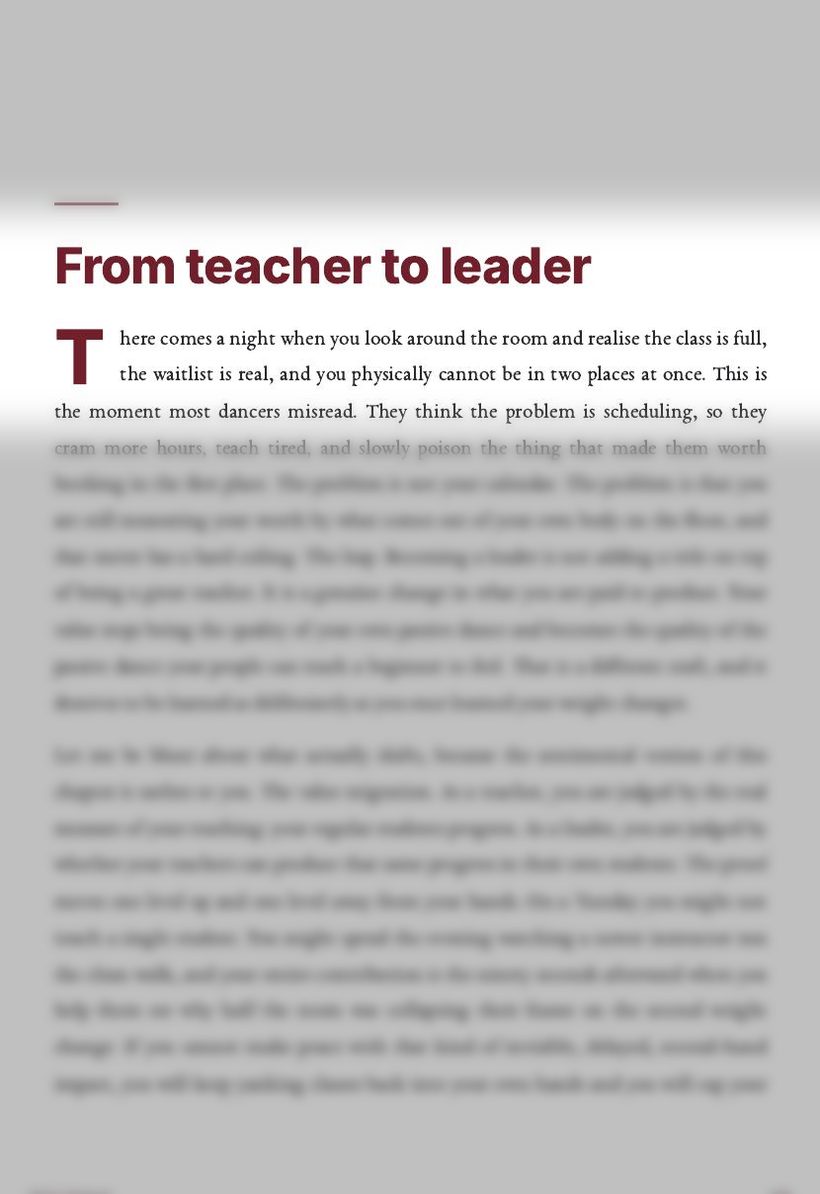 Page 308 of The teacher's guide by Dawou Tarraxo, the TOCA Method page this lesson comes from